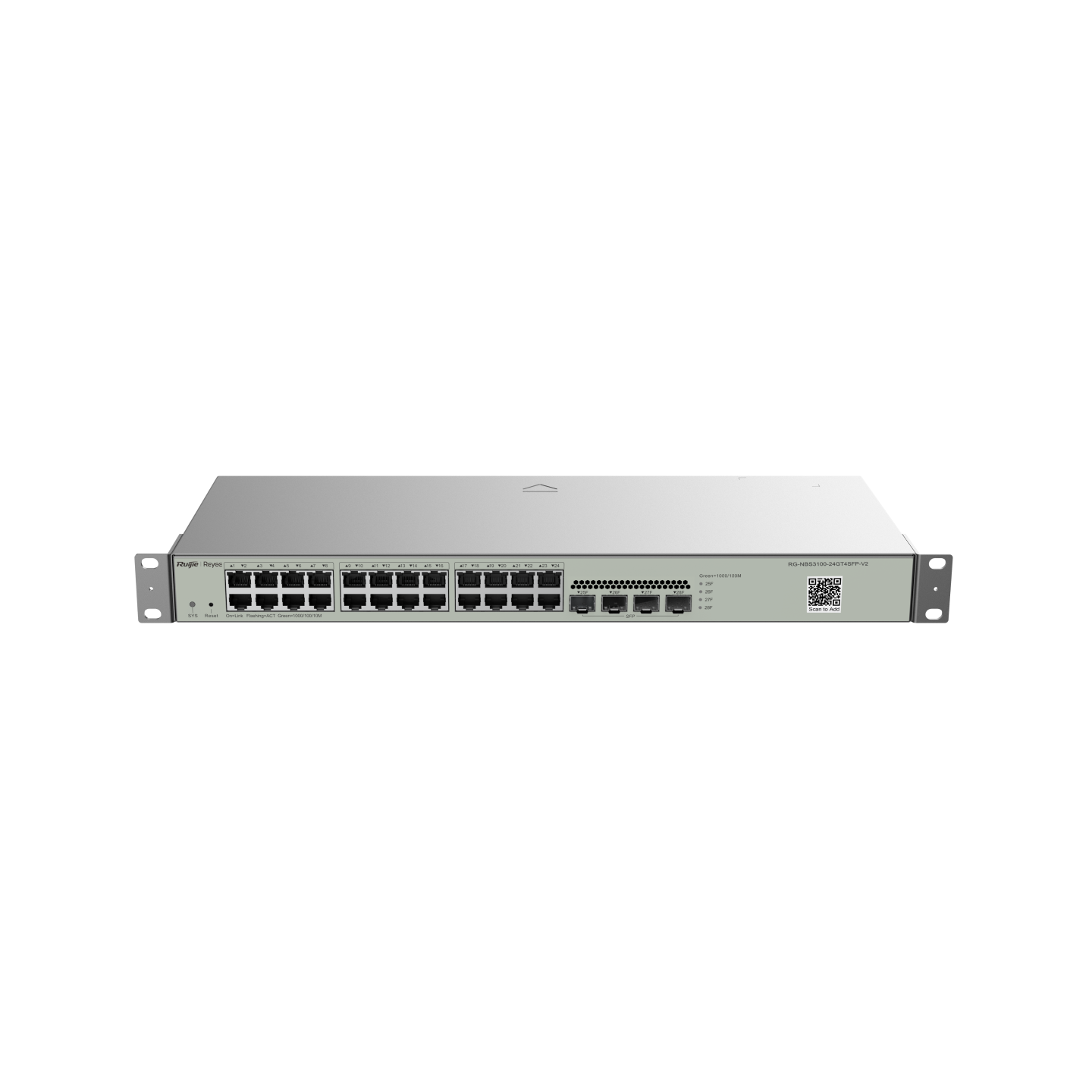 Ruijie-Reyee 24-Port Gigabit L2 Managed Switch - RG-NBS3100-24GT4SFP