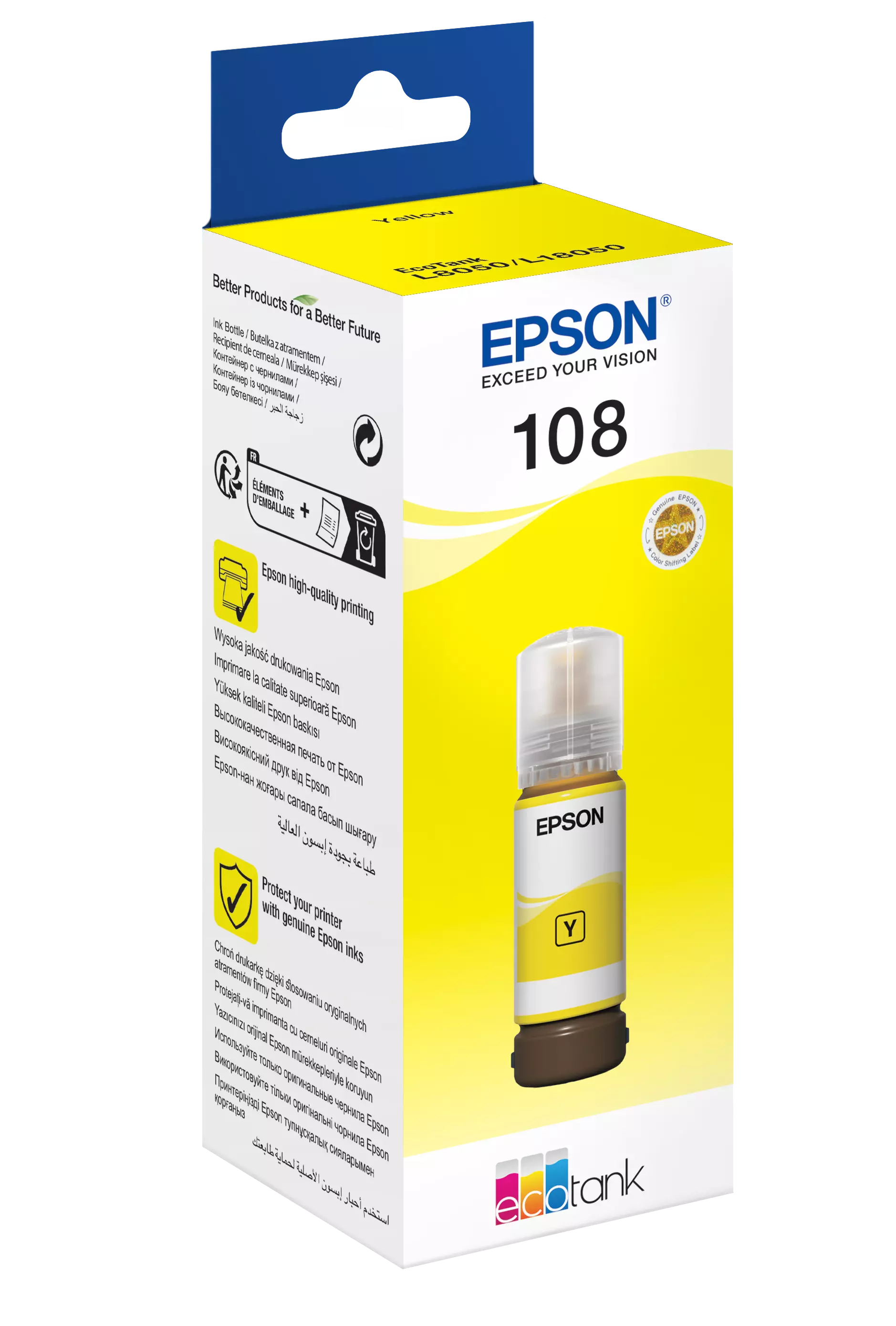 108 EcoTank ink bottle 70.0 ml Yellow