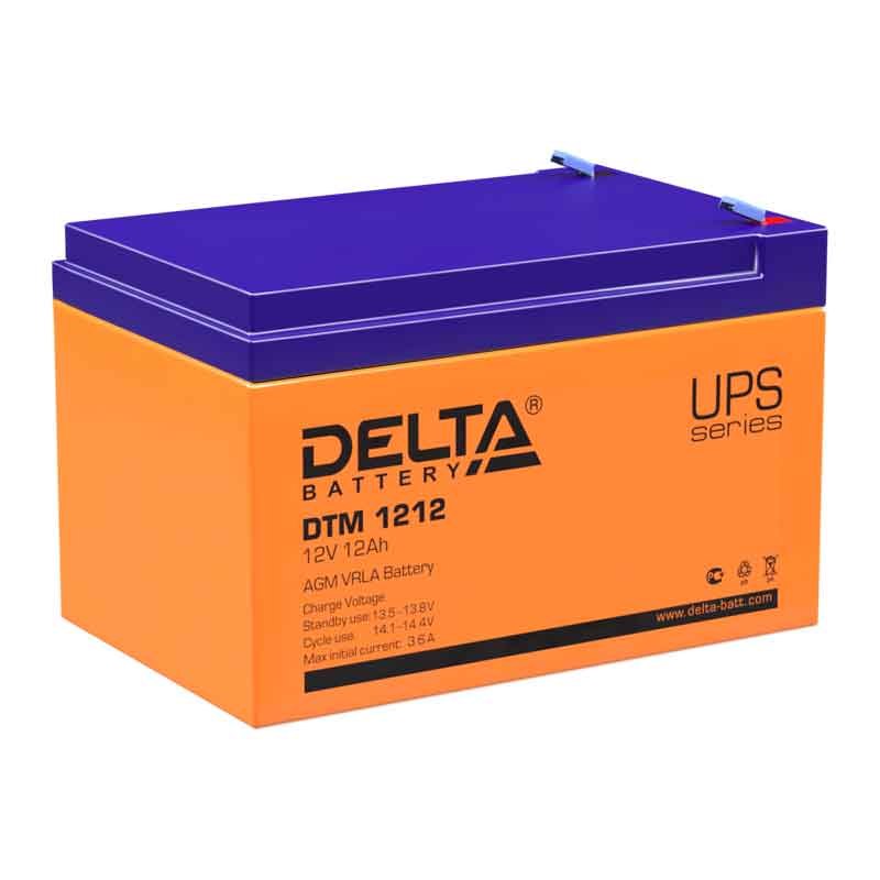 Delta 12V 12AH Battery.