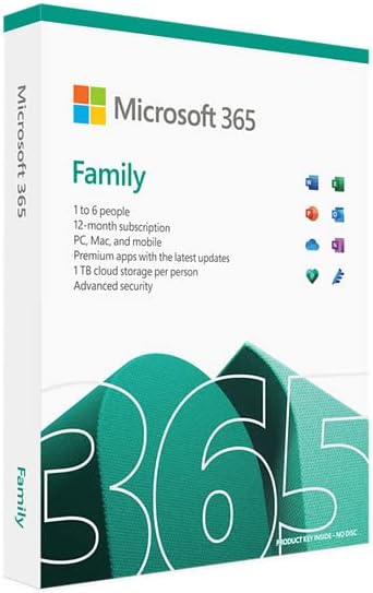 Microsoft Office 365 Family - 1 Year Medialess (ESD) upt to 6 Users