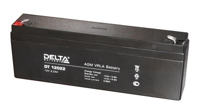 Delta 12V 2.3AH Battery.