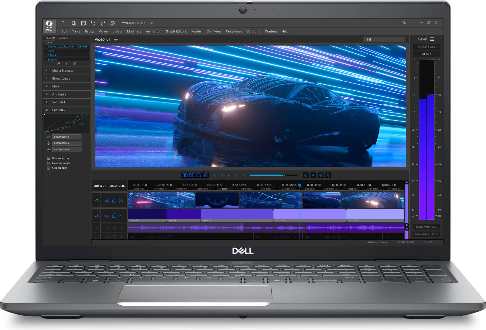 Dell Precision 3591 Laptop, 15.6" FHD 60Hz Display, Intel Core Ultra 7 185H, 16GB RAM, 512GB SSD