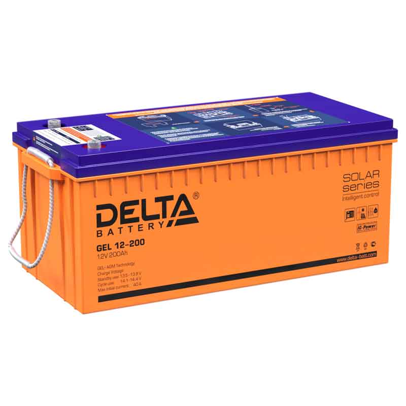 Delta 12V 200AH GEL Battery