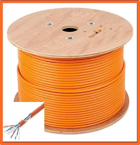 D-Link NCB-C6UORGR-305 – Cat6 UTP 23 AWG PVC Solid Cable, 305m/Roll, Orange Colour