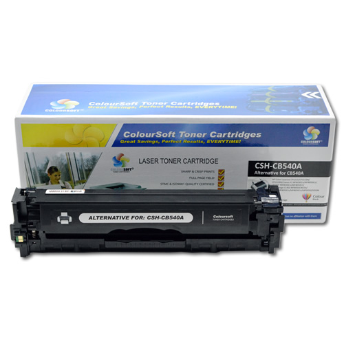 HP 125A Black Toner (CS-CB540A) ColourSoft Compatible