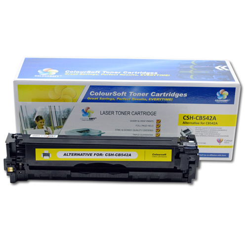 HP 125A Yellow Toner (CS-CB542A) ColourSoft Compatible