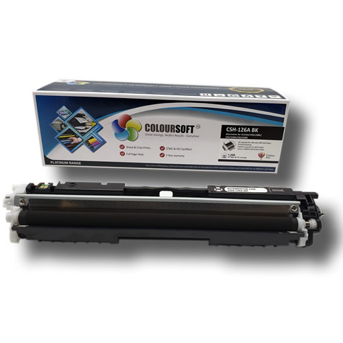 HP 126A Black Toner (CS-CE310A) ColourSoft Compatible