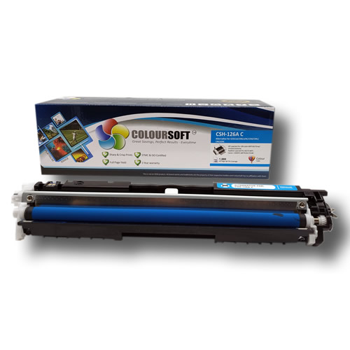 HP 126A Cyan Toner (CS-CE311A) ColourSoft Compatible