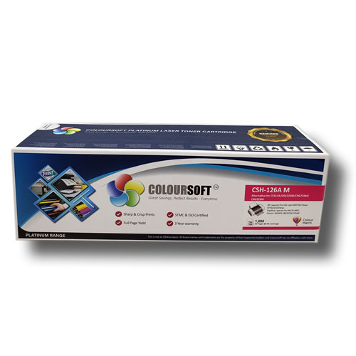 HP 126A Magenta Toner (CS-CE313A) ColourSoft Compatible