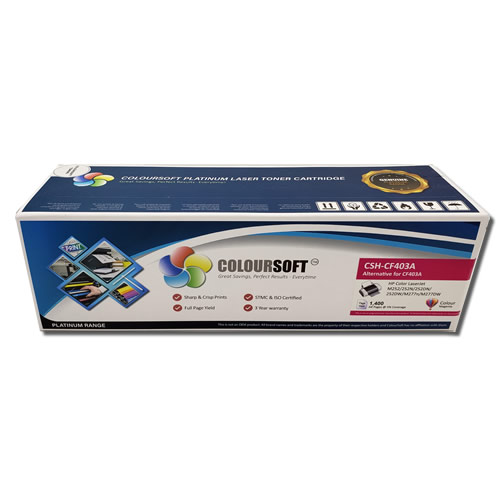CF403A HP 201A Magenta Toner By ColourSoft Compatible