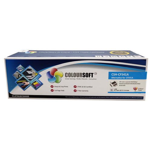 HP 203A CYAN Toner (CS-CF541A) ColourSoft Compatible