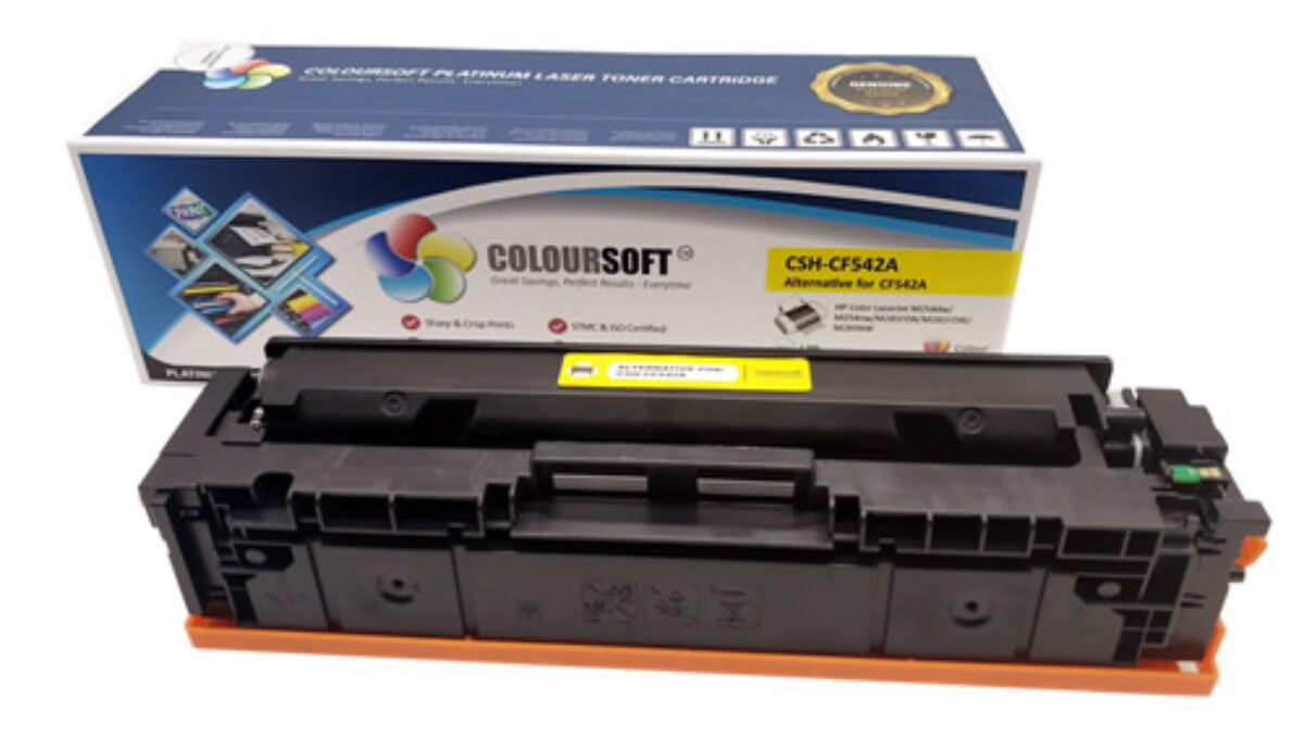 HP 203A YELLOW Toner (CS-CF542A) ColourSoft Compatible