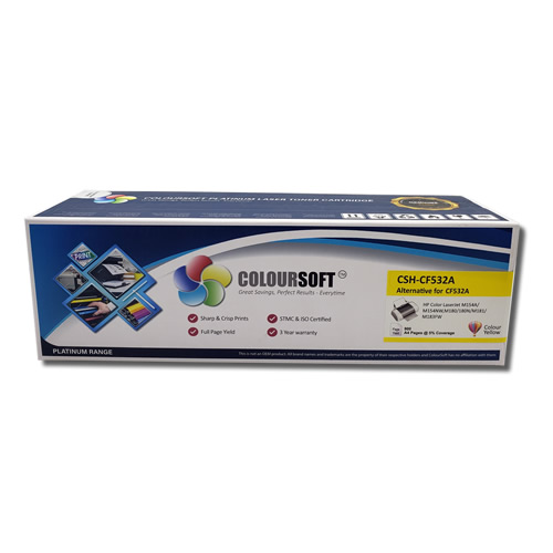 CF532A HP 205A Yellow Toner ColourSoft Compatible
