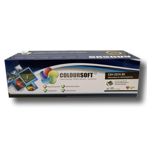 W2210A HP 207A Black Toner Cartridge ColourSoft Compatible