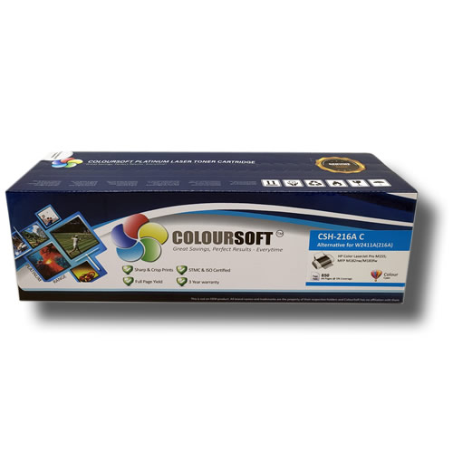 W2411A HP 216A Cyan Toner Cartridge ColourSoft Compatible