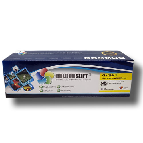 W2412A HP 216A Yellow Toner Cartridge ColourSoft Compatible