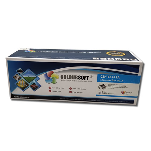 HP 305A Cyan Toner (CS-CE411A) ColourSoft Compatible