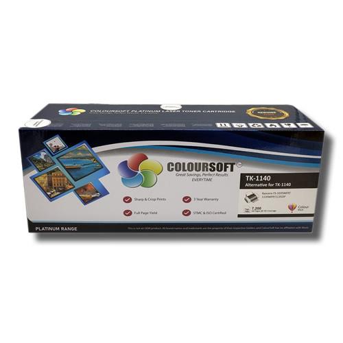 TK 1140 Kyocera Black Toner Cartridge By ColourSoft