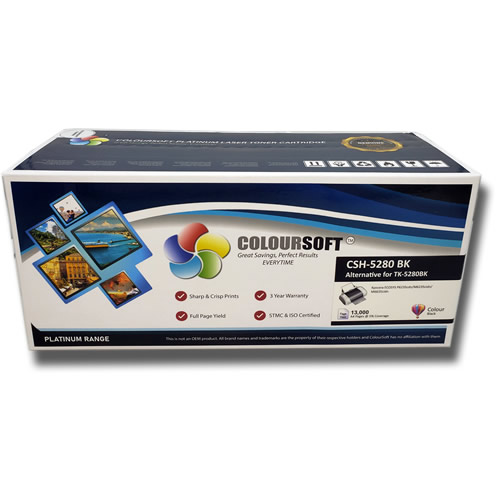 TK 5280K Toner Cartridge Kyocera Black by ColourSoft ΓÇô 1T02TW0NL0
