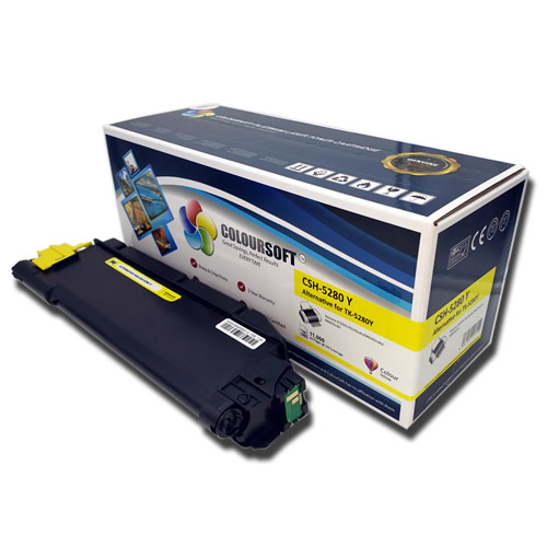 TK 5280Y Toner Cartridge Kyocera Yellow by ColourSoft ΓÇô 1T02TWANL0