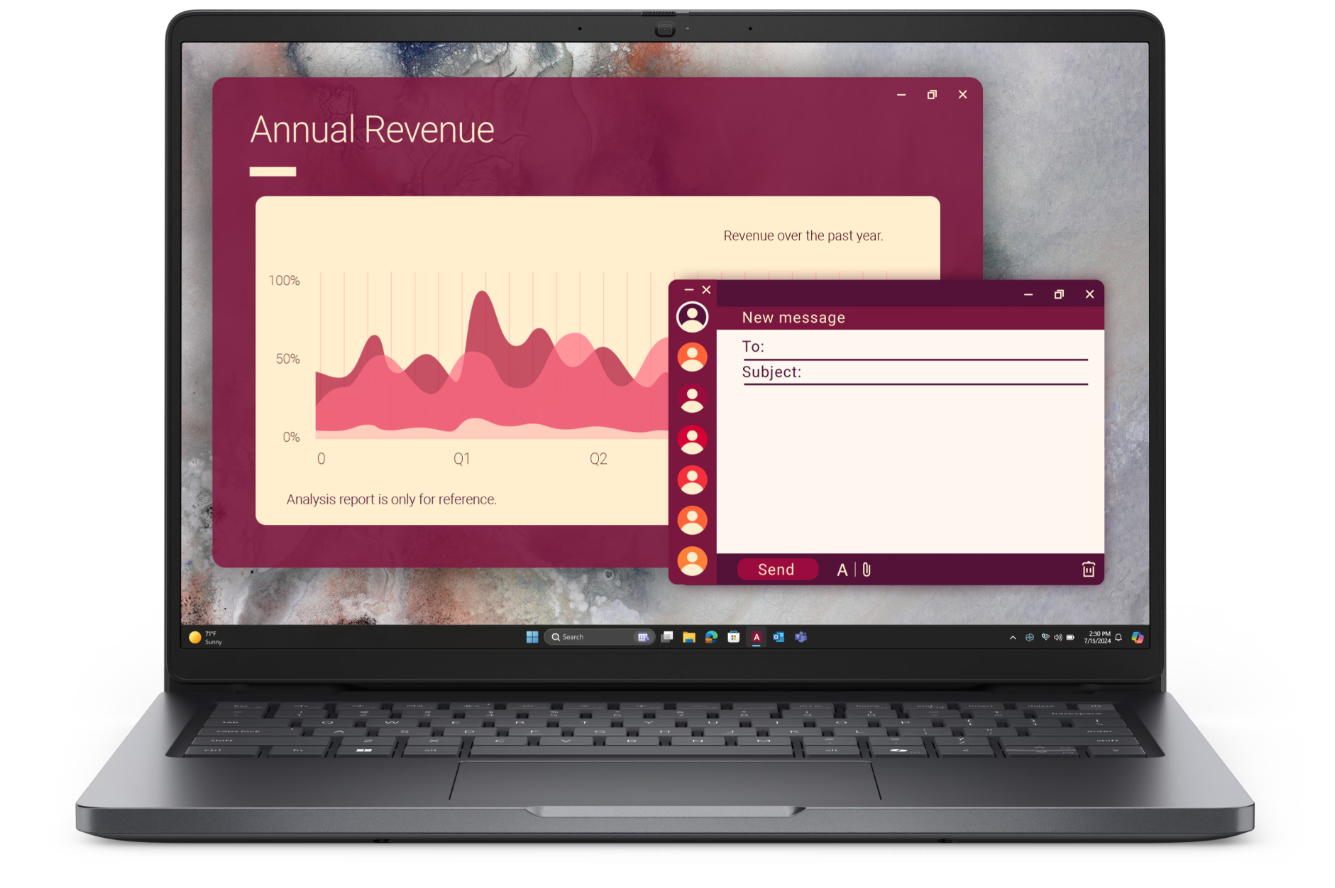 Dell Pro 14 Core Ultra 7 150U, 8GB, 512GB Ubuntu