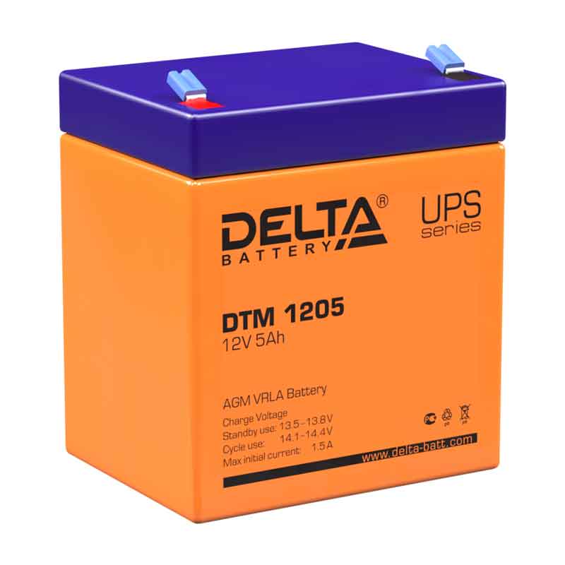 Delta 12V 5.0AH battery