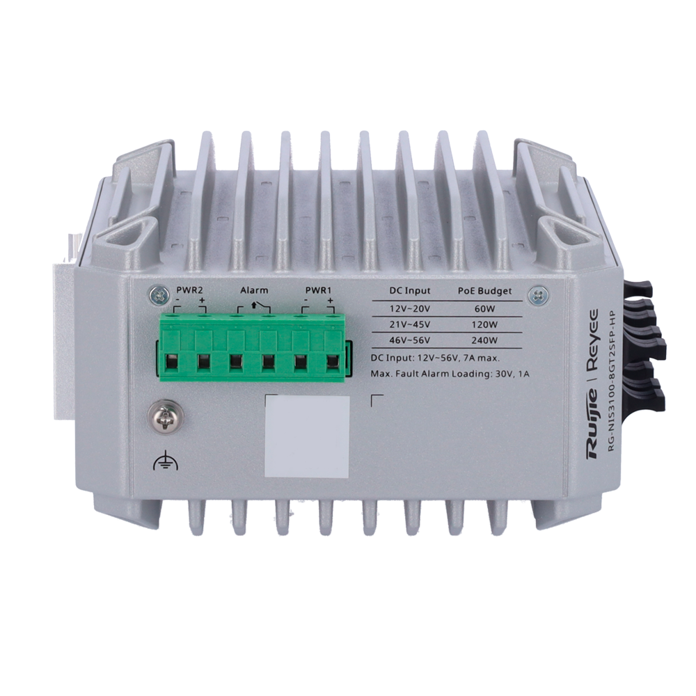 Ruijie Reyee RG-NIS3100-8GT2SFP-HP 10-Port Gigabit Layer 2 Industrial Managed PoE Switch