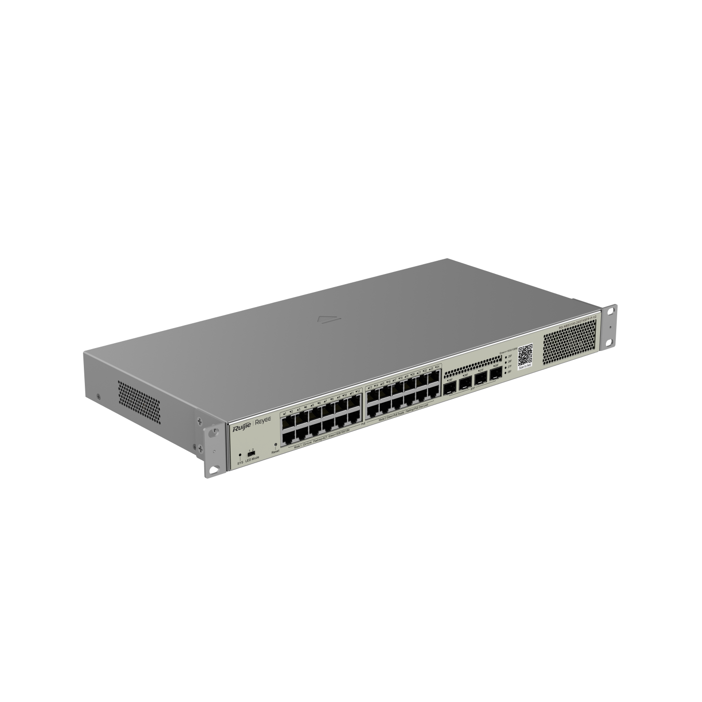 Ruijie-Reyee RG-NBS3100-24GT4SFP-P 24-Port Gigabit Layer 2 Managed PoE Switch.