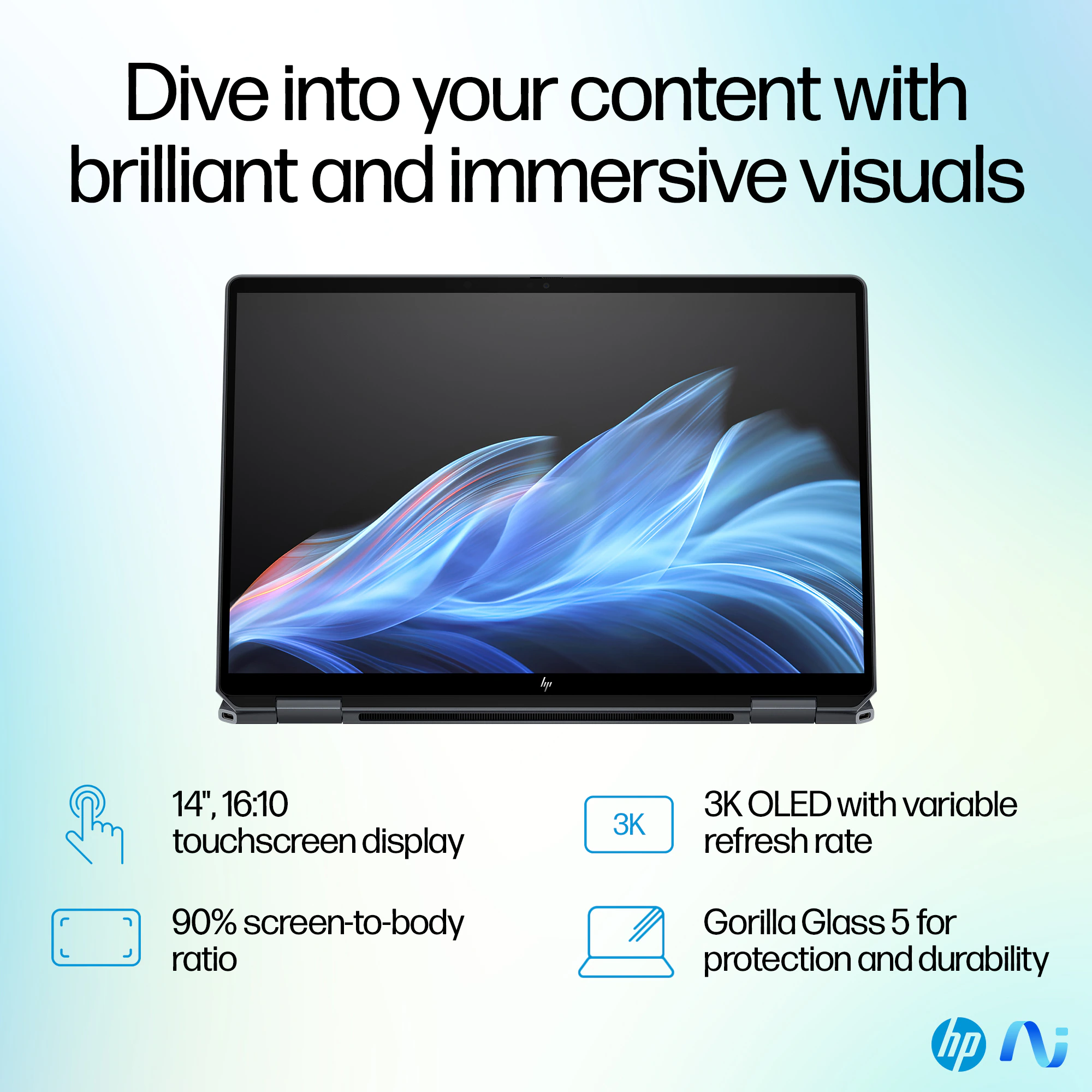 HP OmniBook Ultra Flip 14-inch 2-in-1  -  Intel Core Ultra 7