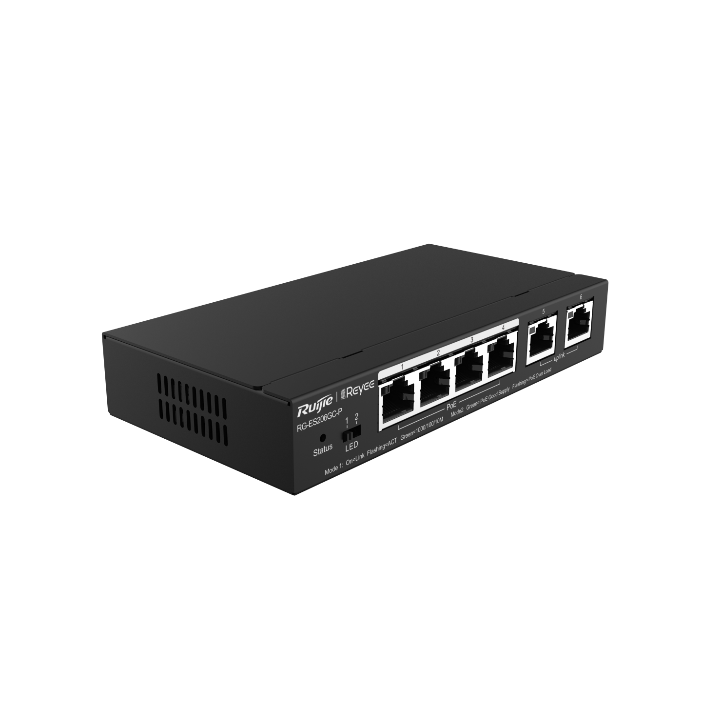 Ruijie-Reyee RG-ES206GC-P 6-Port Gigabit Smart POE Switch