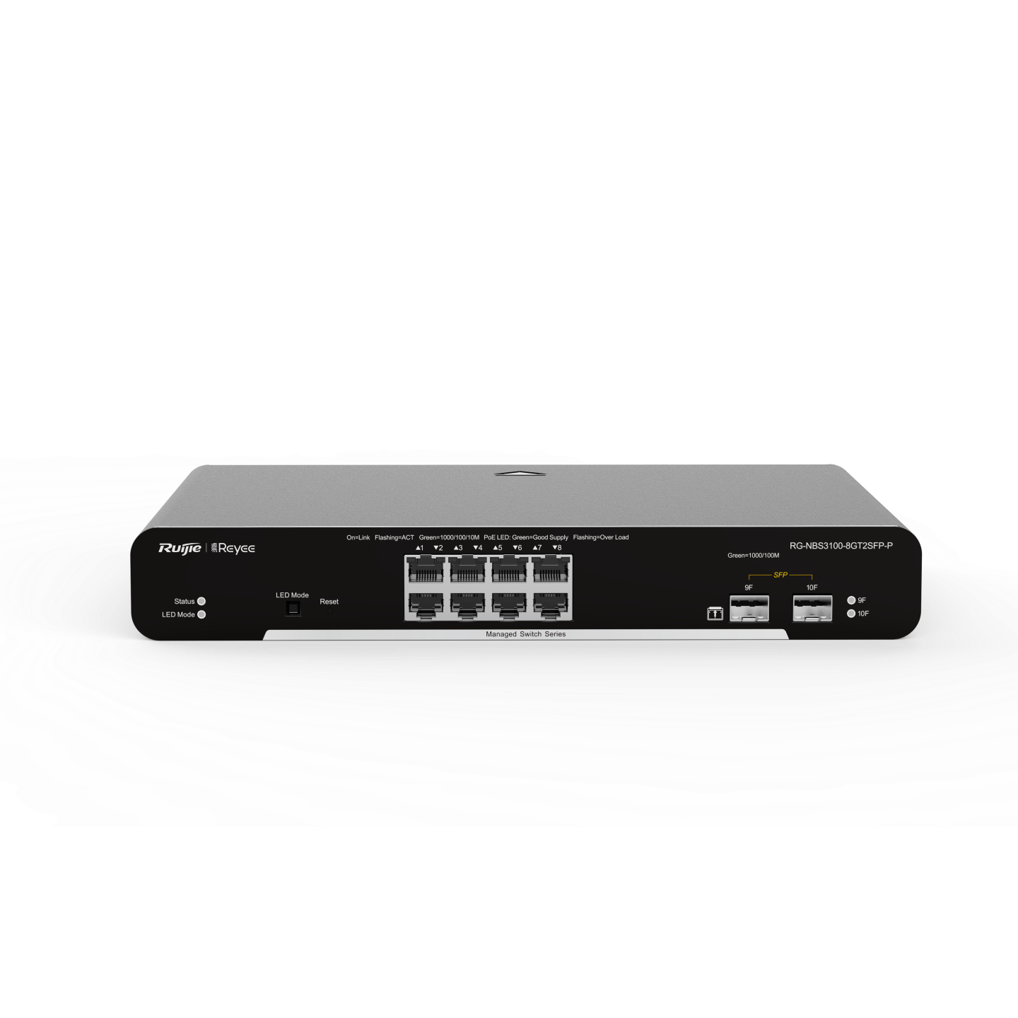Ruijie-Reyee RG-NBS3100-8GT2SFP-P 8-Port Gigabit L2 Managed POE Switch