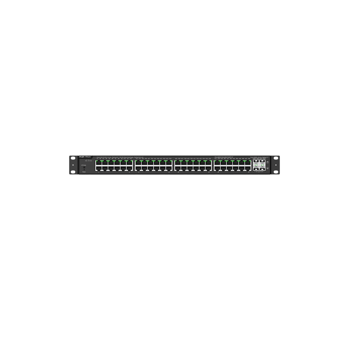 Ruijie Reyee RG-NBS3100-48GT4SFP-P 48-Port Gigabit Layer 2 Cloud Managed PoE+ Switch with 4 SFP (1G) Uplink Ports