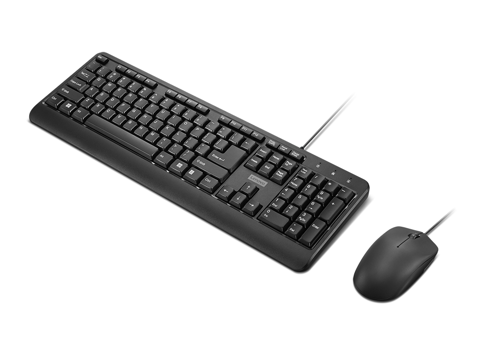 Lenovo 160 Wired Keyboard & Mouse Combo - GX31L52655