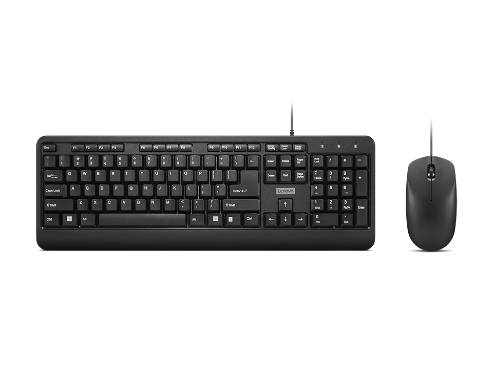 Lenovo 160 Wired Keyboard & Mouse Combo - GX31L52655