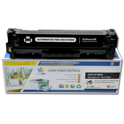 HP 312A Black Toner (CS-CF380A) ColourSoft Compatible