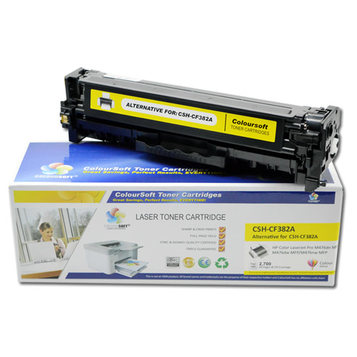 HP 312A Yellow Toner (CS-CF382A) ColourSoft Compatible