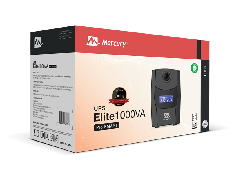 Mercury Elite 1000 Pro Smart Offline UPS