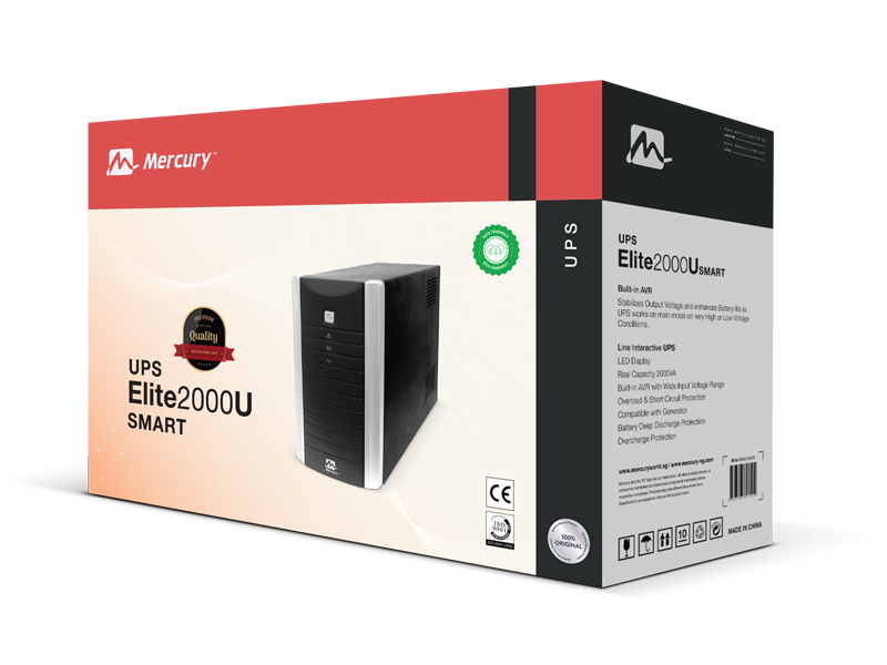 Mercury Elite 2000U SMART Offline UPS
