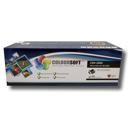 W1106A HP 106X ColourSoft High Yield Toner