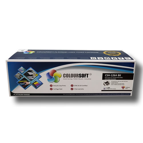 HP 126A Black Toner (CS-CE310A) ColourSoft Compatible