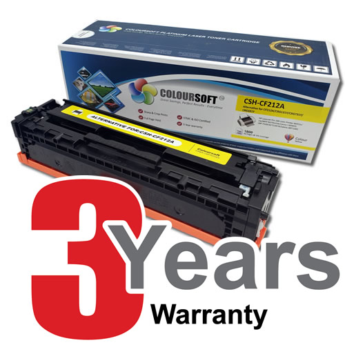 HP 131A Yellow Toner (CS-CF212A) ColourSoft Compatible