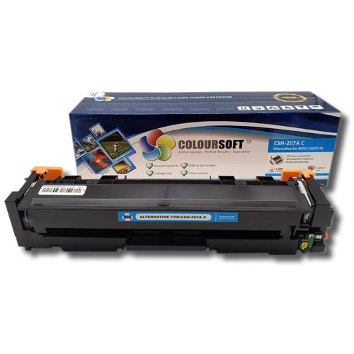 HP 207A Cyan (W2211A) Toner Cartridge ColourSoft Compatible