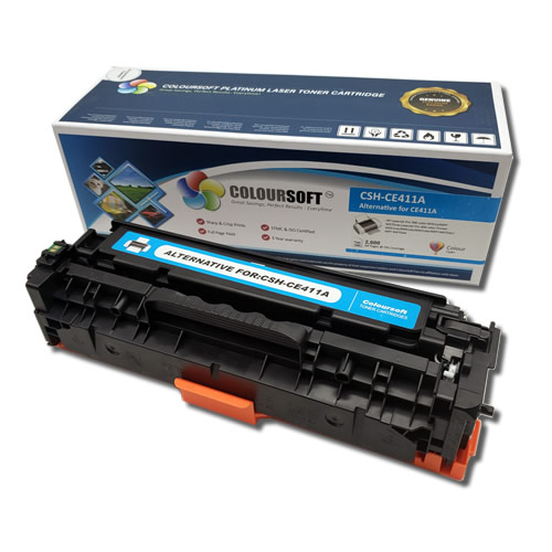 HP 305A Cyan Toner (CS-CE411A) ColourSoft Compatible