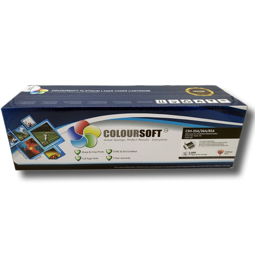 HP 35A / 36A / 85A Univeral Toner (CS-CB435A / CB436A / CE285A) Black Toner