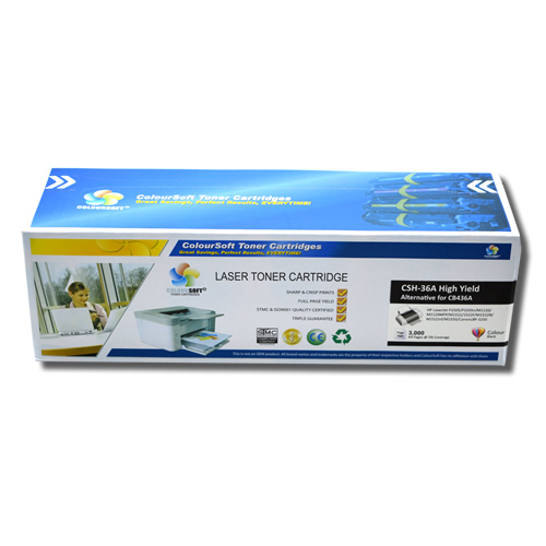 HP 36A Jumbo Toner (CS-CB436A) ColourSoft Compatible