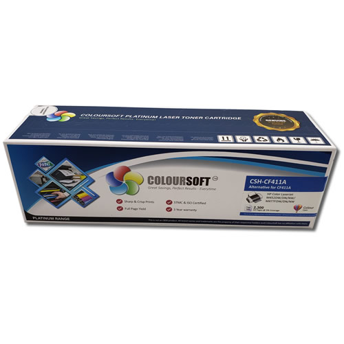 Toner HP 410A Cyan (CS-CF411A) ColourSoft Compatible