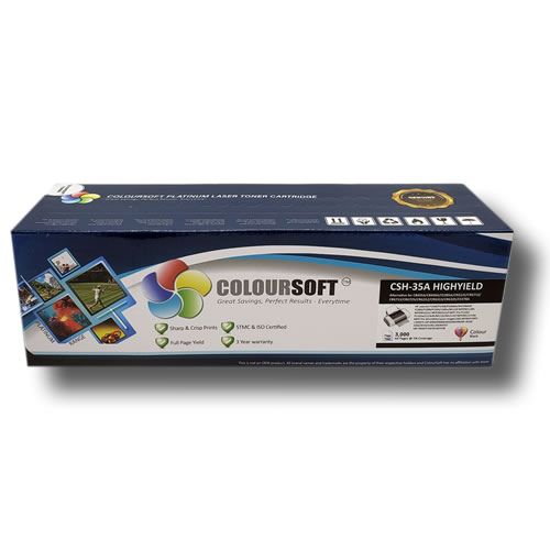 HP 35A Jumbo Toner (CS-CB435A) ColourSoft Compatible