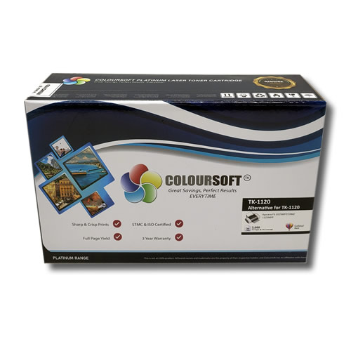 TK-1120 Kyocera Black Toner Cartridge By ColourSoft