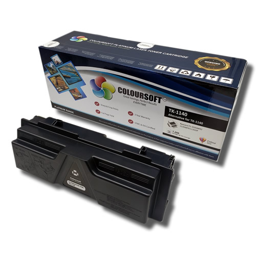 TK 1140 Kyocera Black Toner Cartridge By ColourSoft