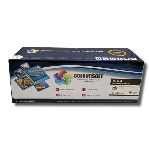 TK 4105 Kyocera Black Toner Cartridge By ColourSoft